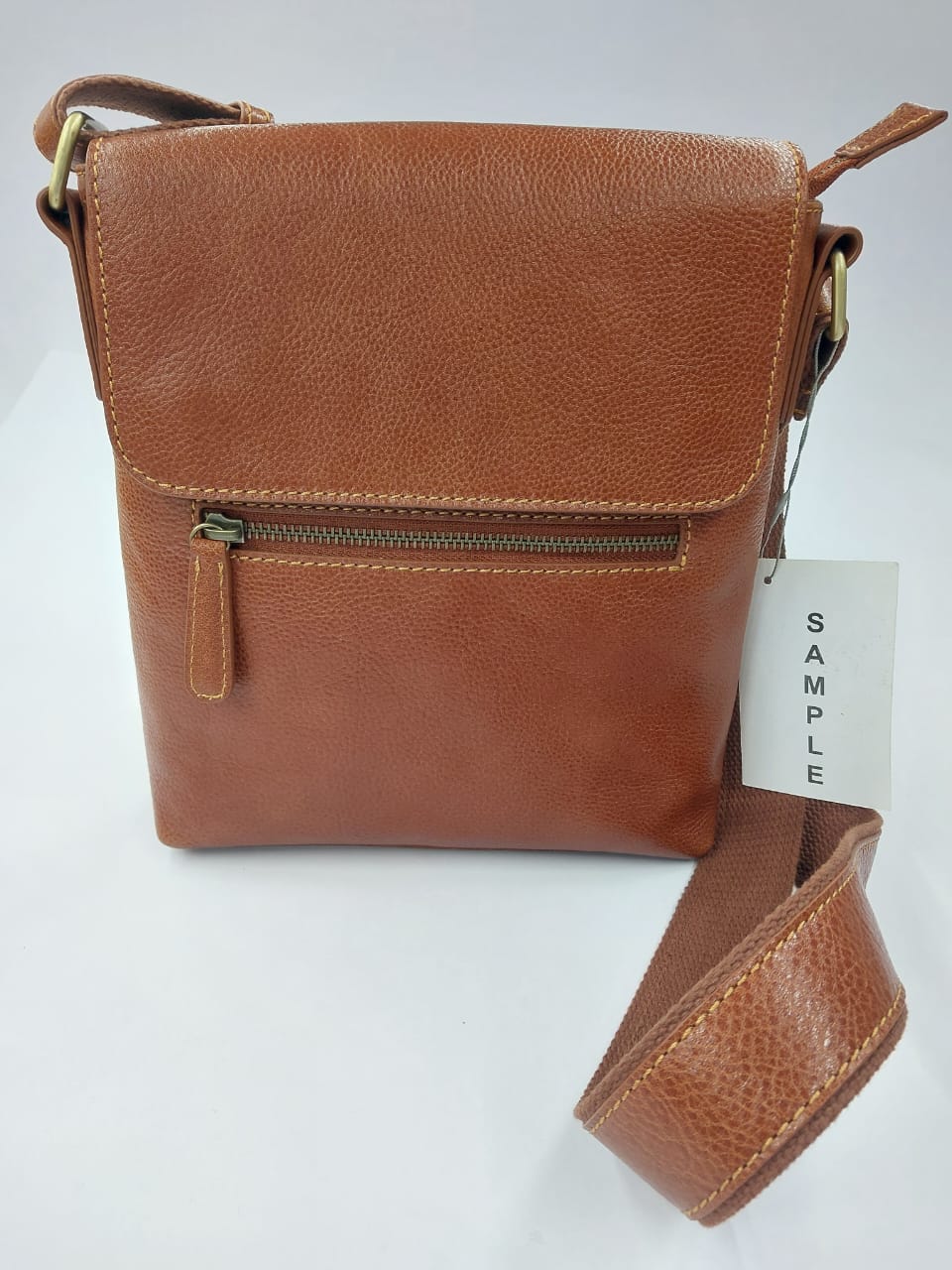 Leather Messenger Bag